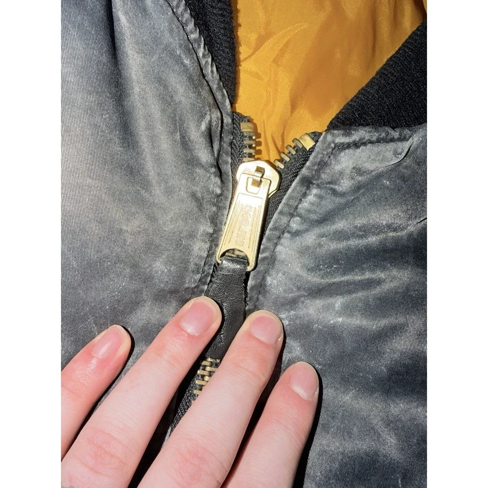 Vintage Jacket Flying MA-1 Gray Men's 2XL Blood Brothers Broadway‎ Issued RARE
